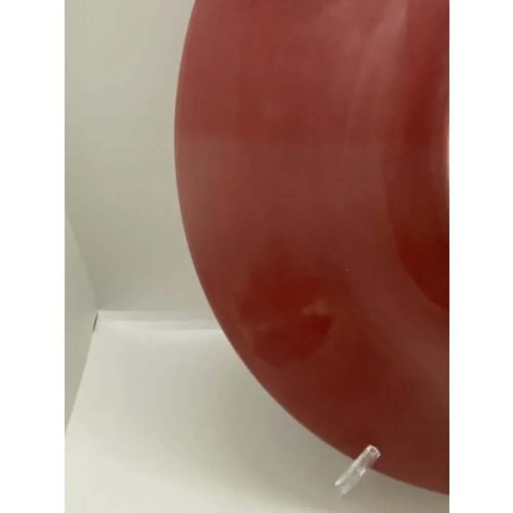 Pottery Barn SAUSALITO Merlot Red Salad Plates 10”